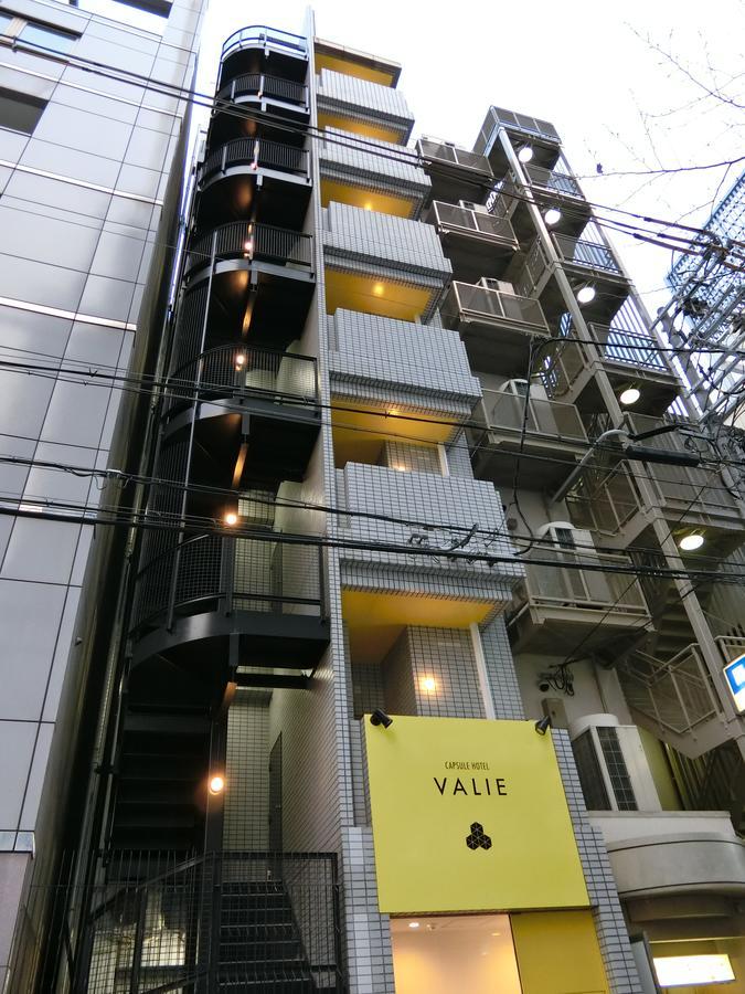 Capsule Hotel Valie Ebisucho Osaka Bagian luar foto